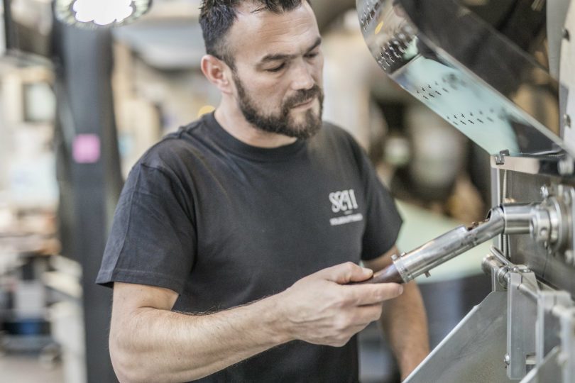 Simo Kristidhi fra Solberg & Hansen er norgesmester i kaffebrenning