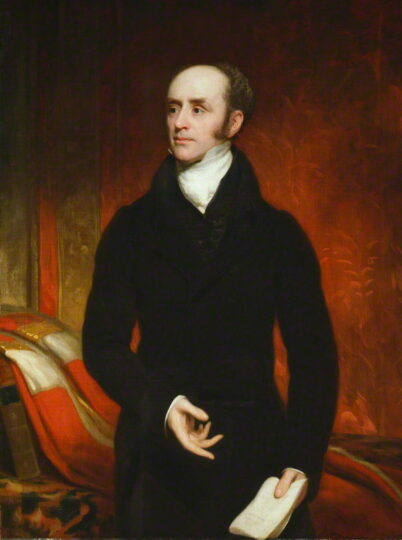 Portrett av den tidligere britiske statsministeren Charles Grey, Earl Greys sønn.