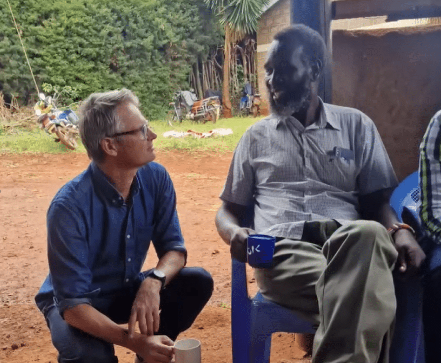 Et rørende møte i Kenya