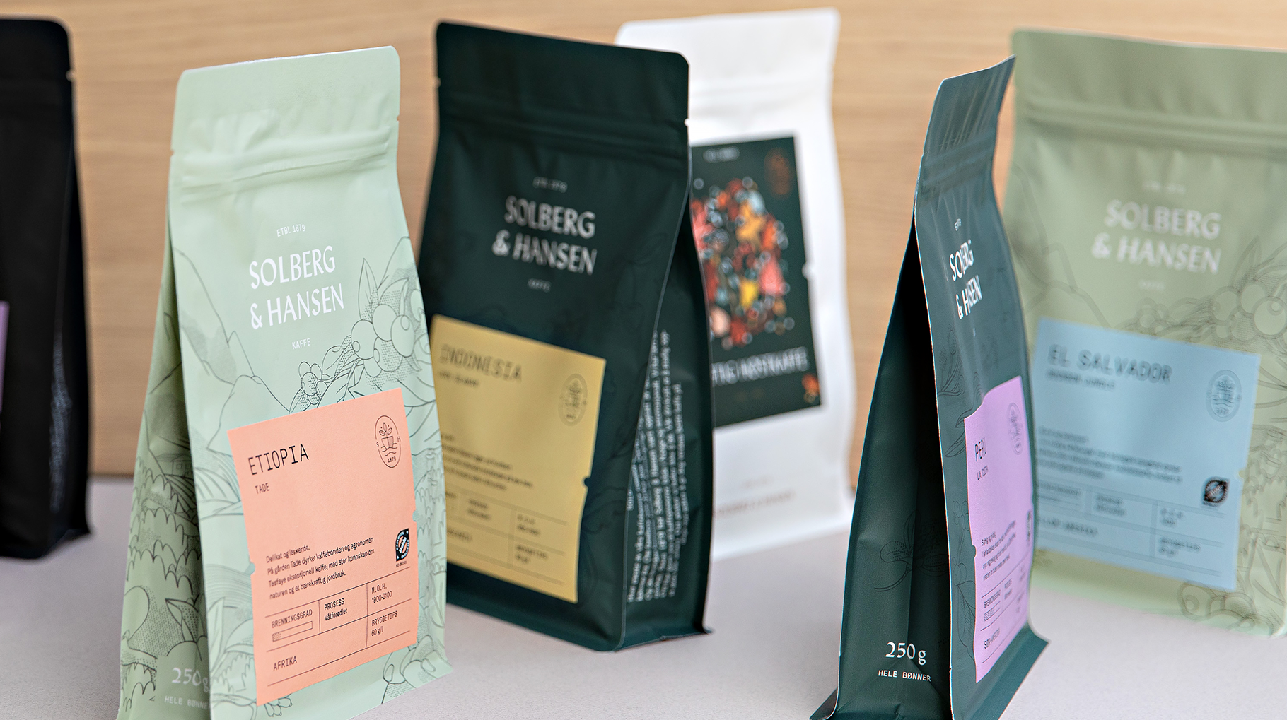 A world of coffee flavours in a new design